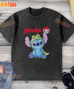 Top Stitch Cosplay Crocodile X Wendy's washed t-shirt featuring vibrant colors and unique design for cosplay enthusiasts.