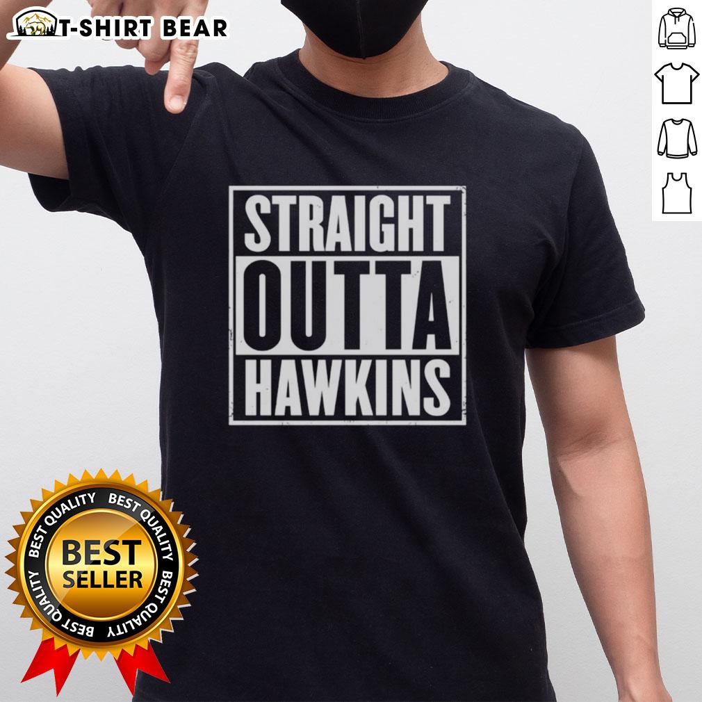 Top Straight Outta Hawkins Stranger Things T Shirt Top Straight Outta Hawkins Stranger Things T-Shirt featuring retro design and bold graphics inspired by the hit series.