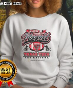 Top Texas Tech Red Raiders college football playoff 2025-2026 sweatshirt featuring team colors and logo.