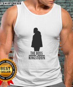 Top The Boss of Kingstown tank top featuring bold graphics and a stylish design, perfect for fans of the series.