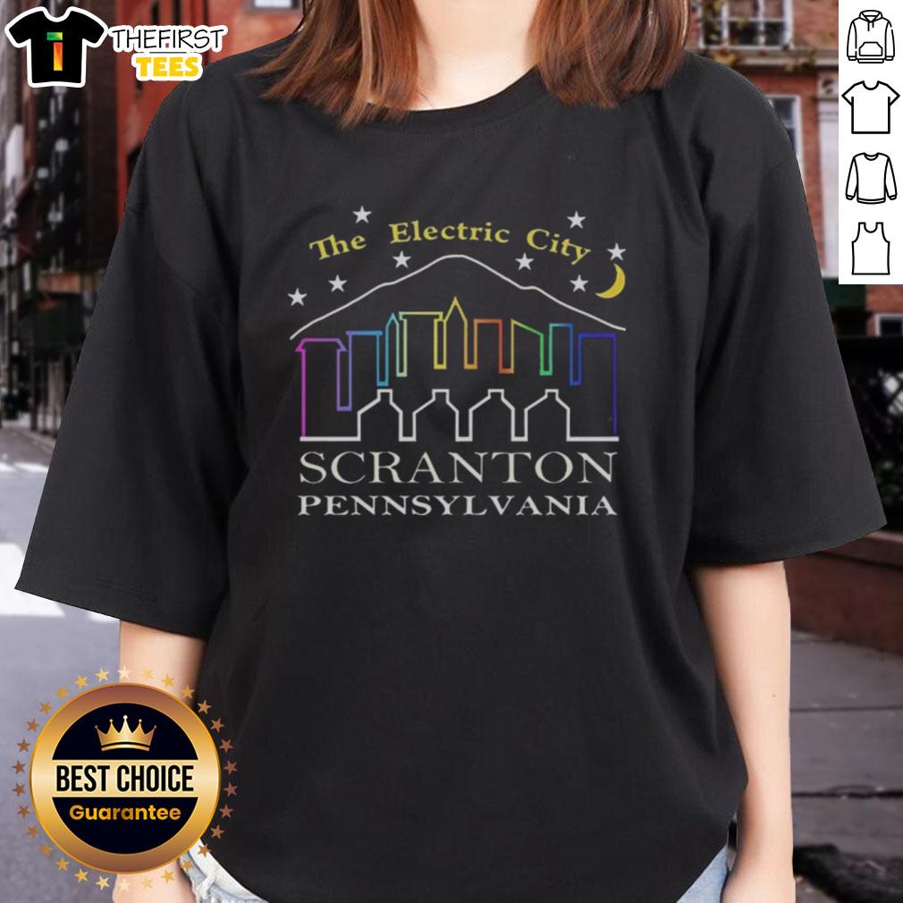 top-the-electric-city-scranton-pennsylvania-ladies-tee Top The Electric City Scranton Pennsylvania Ladies Tee featuring vibrant design and comfortable fit for fans.