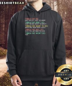 Hoodie featuring 'Start The Fire, Shoot The Deputy' design, celebrating the city's culture and sheriff theme.