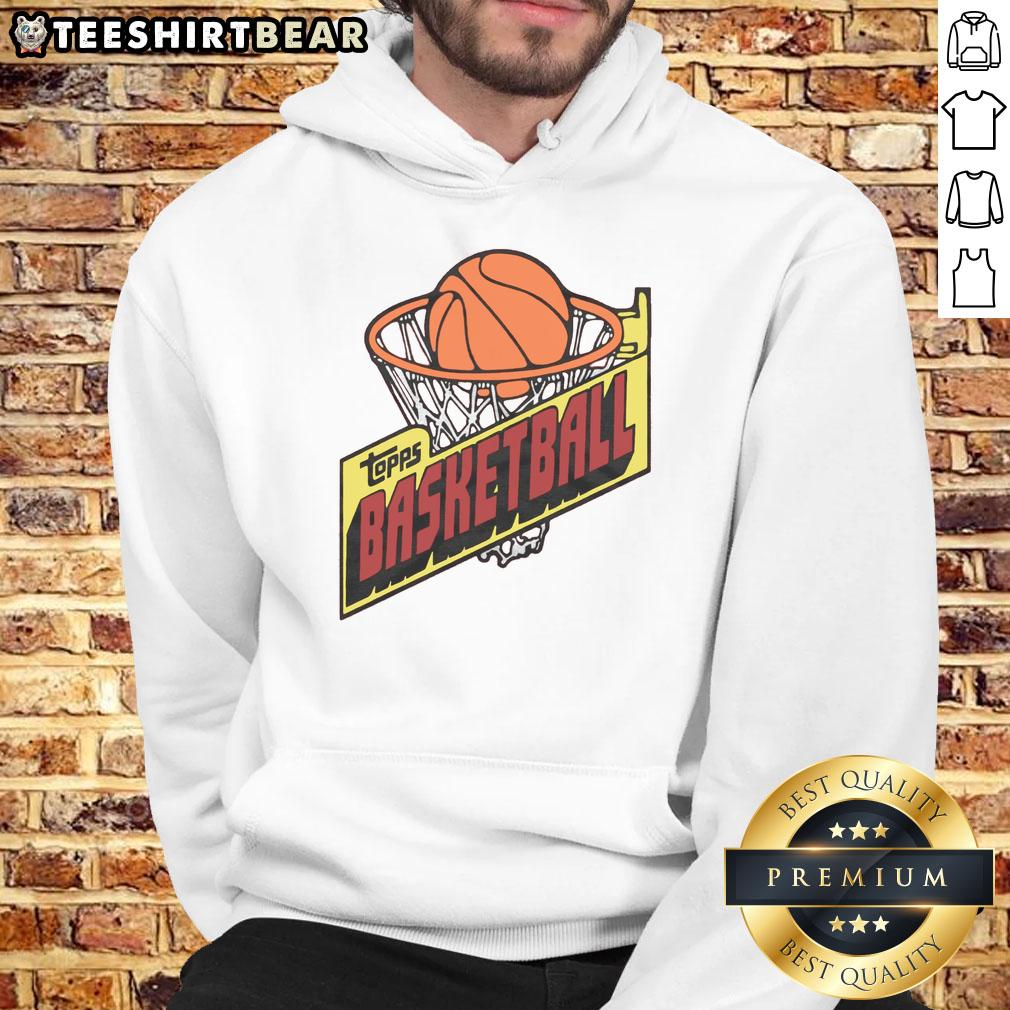 top-topps-basketball-1981-hoodie Vintage 1981 Top-Topps Basketball hoodie featuring classic logo design, perfect for sports fans and collectors.