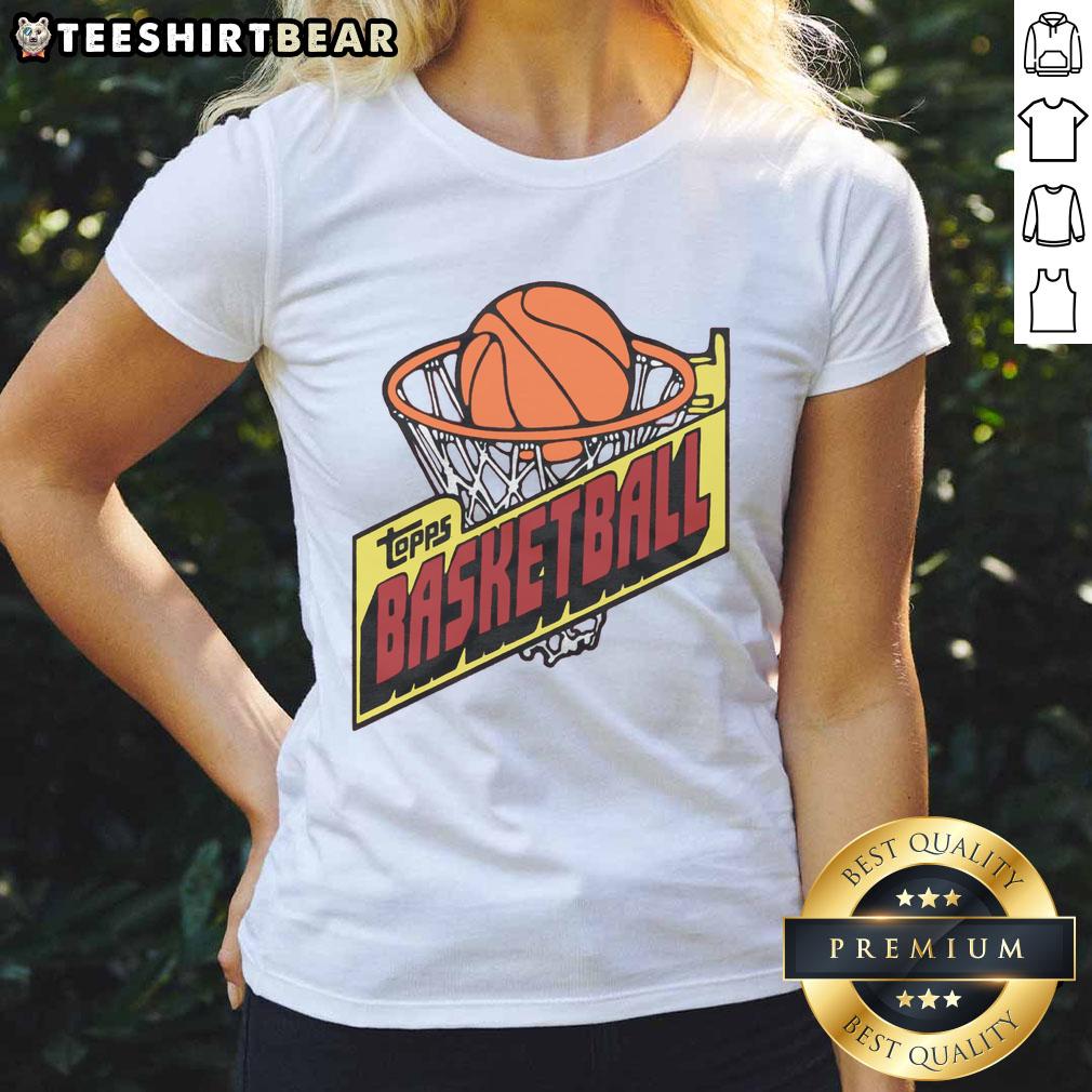 top-topps-basketball-1981-ladies-tee Alt Text: Vintage 1981 Top-Topps Basketball Ladies Tee featuring classic design and vibrant colors for basketball enthusiasts.