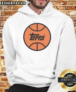 Top-Topps Basketball Logo Hoodie featuring a stylish design and vibrant logo, perfect for basketball enthusiasts.