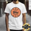 Top Topps Basketball Logo T-Shirt featuring a bold logo design, perfect for basketball fans and collectors.
