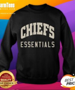 Stylish Travis Kelce Chiefs Essentials sweatshirt showcasing team pride and comfort for fans of the Kansas City Chiefs.