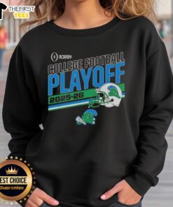 Top Tulane Football 2025-26 CFB Playoff Stripe Sweatshirt featuring team colors and logo for fans and supporters.