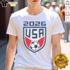 Top USA Player 2026 Soccer Team fan gear t-shirt featuring vibrant graphics and team colors for enthusiastic supporters.