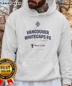 Alt Text: Top Vancouver Whitecaps FC Own the Summit 2025 hoodie in navy with logo, perfect for fans and casual wear.