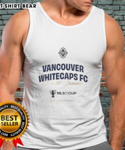 Alt Text: Top Vancouver Whitecaps FC Ownthe Summit 2025 tank top featuring team colors and logo, perfect for fans.