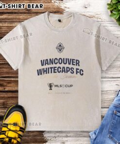 Top Vancouver Whitecaps FC Own the Summit 2025 washed t-shirt featuring team logo and stylish design for fans.