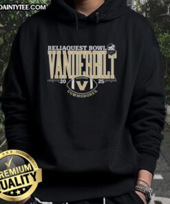 Vanderbilt Commodores Reliaquest Bowl 2025 hoodie featuring team colors and logo, perfect for fans and supporters.