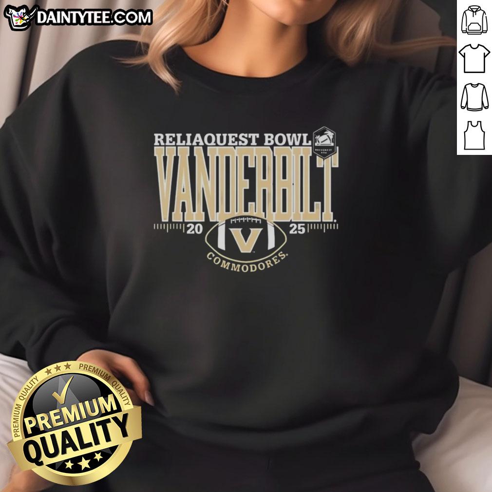 top-vanderbilt-commodores-reliaquest-bowl-2025-sweatshirt Alt Text: Stylish Vanderbilt Commodores Reliaquest Bowl 2025 sweatshirt, perfect for fans showing team spirit and support.