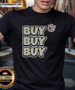 Top Voodoo Token Buy Buy Buy T-Shirt featuring bold graphics and vibrant colors, perfect for crypto enthusiasts.