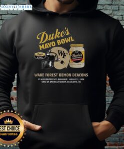 Wake Forest Demon Deacons 2026 Dukes Mayo Bowl hoodie showcasing team spirit and style for fans.