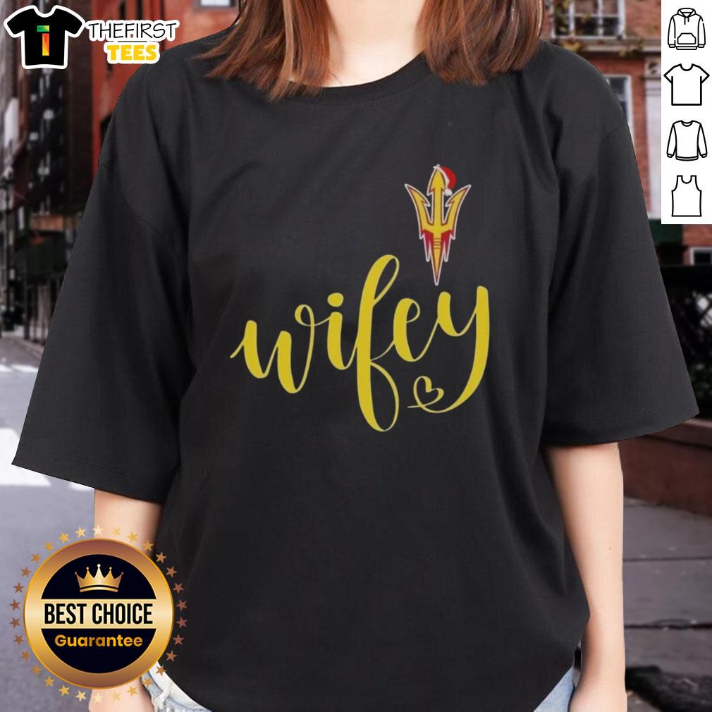 top-wifey-arizona-state-sun-devils-santa-hat-merry-christmas-ladies-tee Top Wifey Arizona State Sun Devils Santa Hat Merry Christmas Ladies Tee design, perfect for festive sports fans.