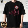 Top Wifey Florida State Seminoles Santa Hat Merry Christmas T-Shirt featuring festive design for FSU fans.