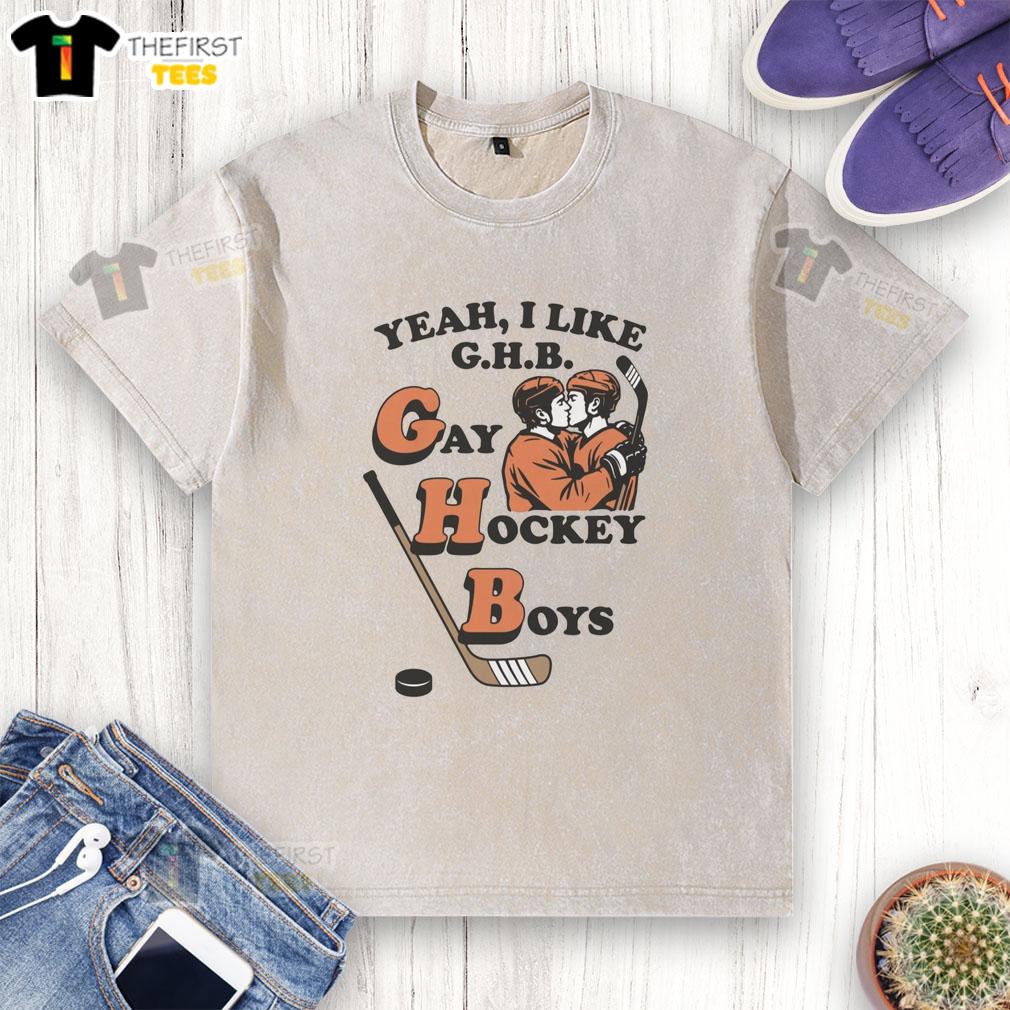 top-yeah-i-like-g-h-b-gay-hockey-boys-washed-t-shirt Top Yeah I Like G.H.B. Gay Hockey Boys washed t-shirt featuring vibrant colors and a fun graphic design.
