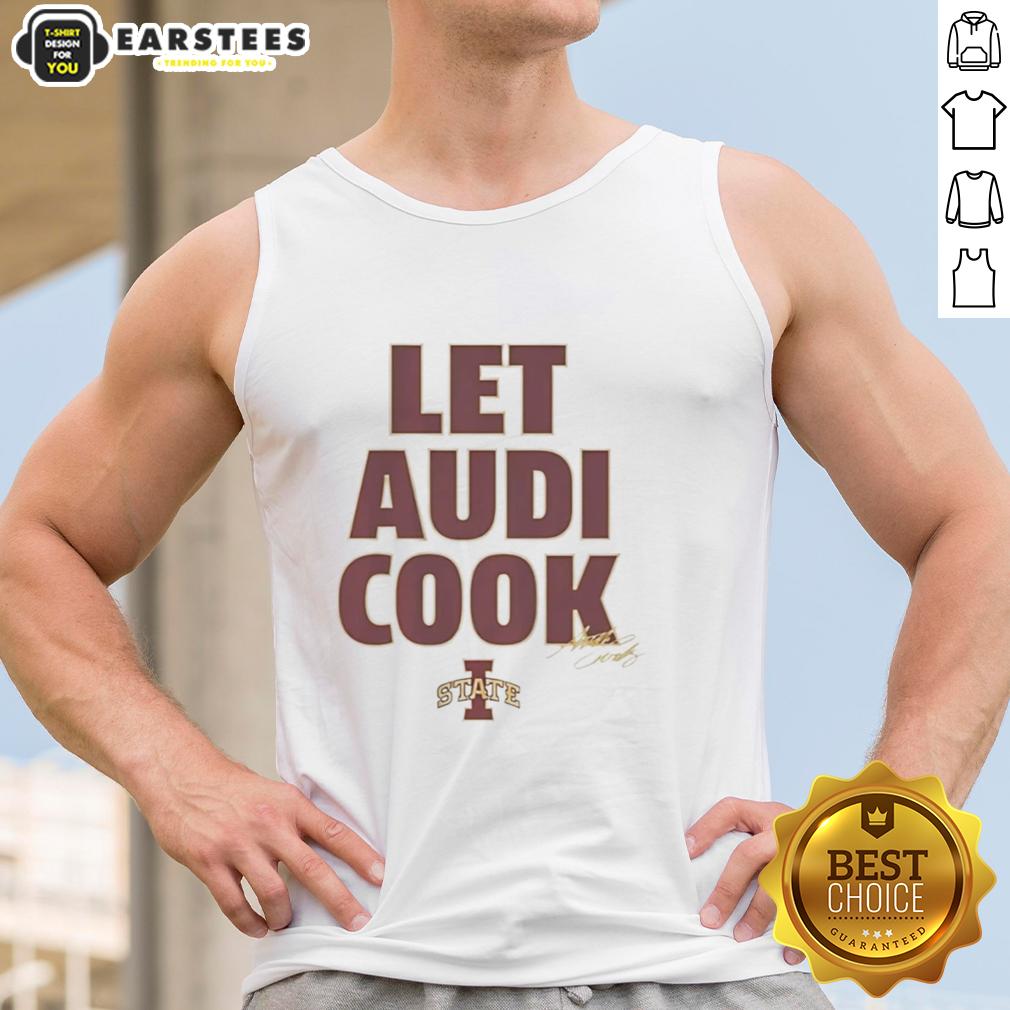 official-iowa-state-cyclones-lets-audi-cook-singature-tank-top Alt Text: Official Iowa State Cyclones Lets Audi Cook Signature Tank Top featuring team logo and stylish design.
