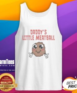 Happy Gilmore Daddy's Little Meatball tank top featuring a playful design for fans of the iconic comedy film.