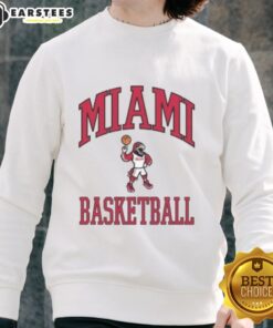 Nice Miami Basketball Swoop League Sweatshirt in vibrant colors, perfect for sports fans and casual wear enthusiasts.