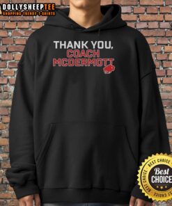 Top Thank You Coach McDermott Hoodie featuring a stylish design in vibrant colors, perfect for fans and supporters.