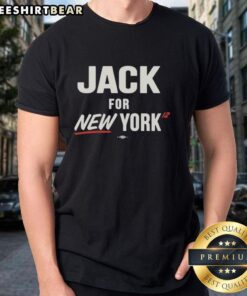 Official Jack For New York 12 T-Shirt featuring a bold design, perfect for fans and supporters of Jack's campaign.