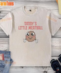 Happy Gilmore 2 Daddy's Little Meatball washed t-shirt in vibrant colors, perfect for fans of the classic comedy film.