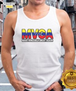 Hot MVGA Make Venezuela Great Again tank top featuring bold design for stylish summer wear.