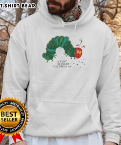 Alt Text: Awesome-A-Very-Hangry-Caterpillar-Hoodie featuring a colorful caterpillar design perfect for kids and casual wear.