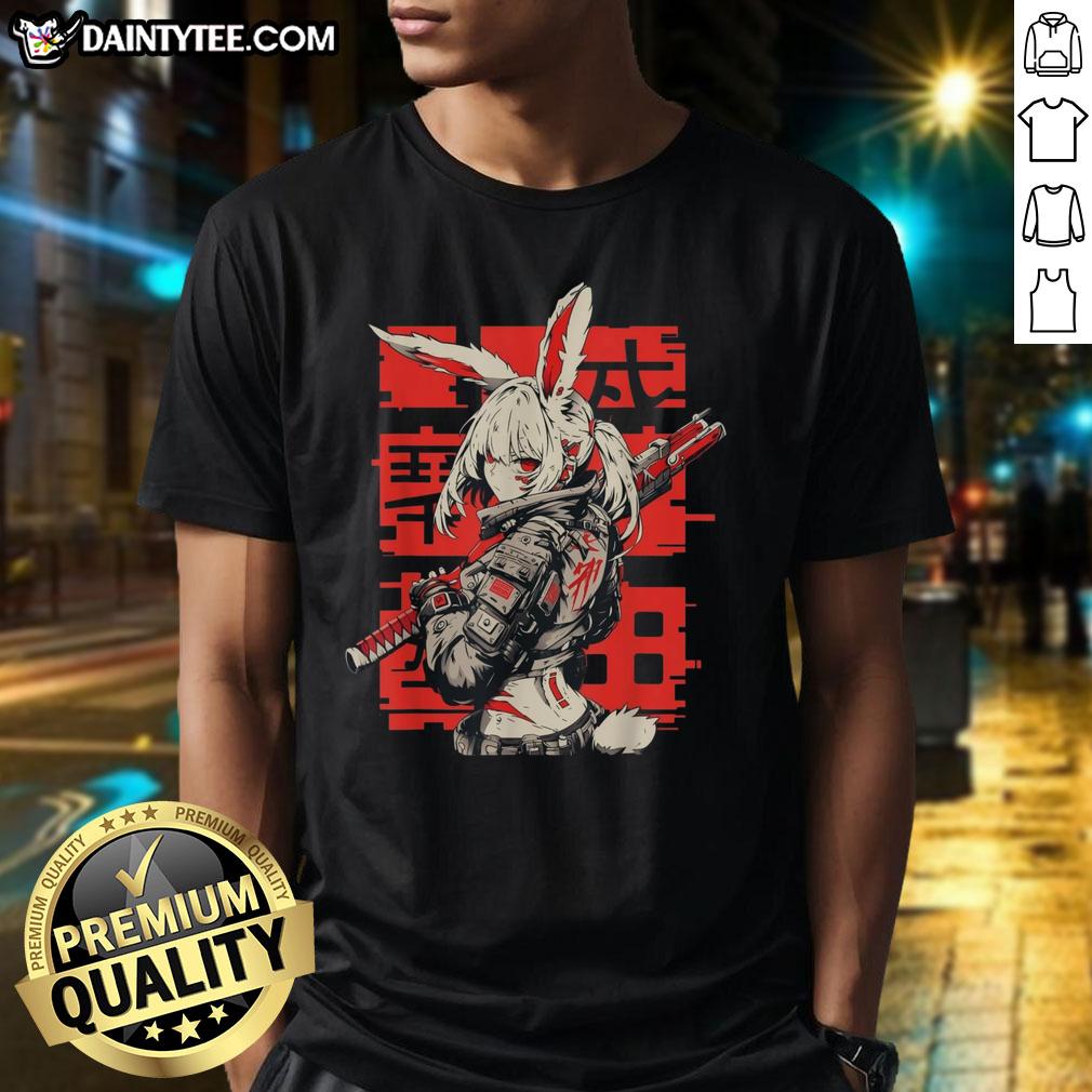 awesome-anime-manga-cyberpunk-aesthetic-techwear-harajuku-bunny-girl-t-shirt-1 Awesome Anime Manga Cyberpunk Aesthetic Techwear Harajuku Bunny Girl T-Shirt featuring a vibrant, stylish bunny design.