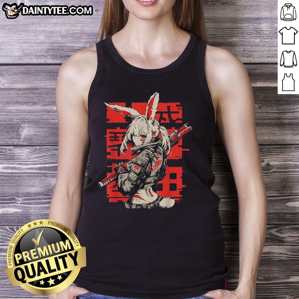 awesome-anime-manga-cyberpunk-aesthetic-techwear-harajuku-bunny-girl-tank-top Cyberpunk aesthetic techwear bunny girl tank top featuring vibrant anime manga design from Harajuku style.