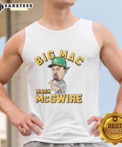Mark McGwire Big Mac tank top from Awesome Athletics showcasing stylish sportswear for baseball fans.