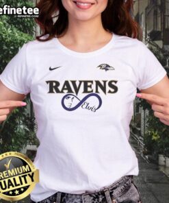 Awesome Baltimore Ravens NFL Elvis Presley Loves You fan ladies tee, featuring vibrant graphics and a stylish fit for fans.
