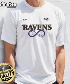 Alt Text: Awesome Baltimore Ravens NFL Elvis Presley Loves You Fan T-Shirt featuring vibrant graphics and team colors.