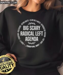 Awesome Big Scary Radica Agenda Equality Sweatshirt featuring bold graphics promoting equality and social justice.