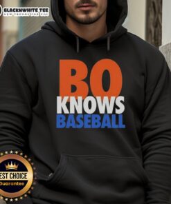 Awesome Bo Knows Baseball New York Mets hoodie featuring vibrant team colors and stylish design for fans.