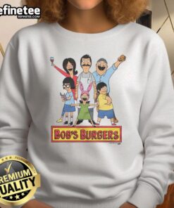 Awesome Bob's Burgers sweatshirt featuring vibrant graphics and a cozy design, perfect for fans of the show.