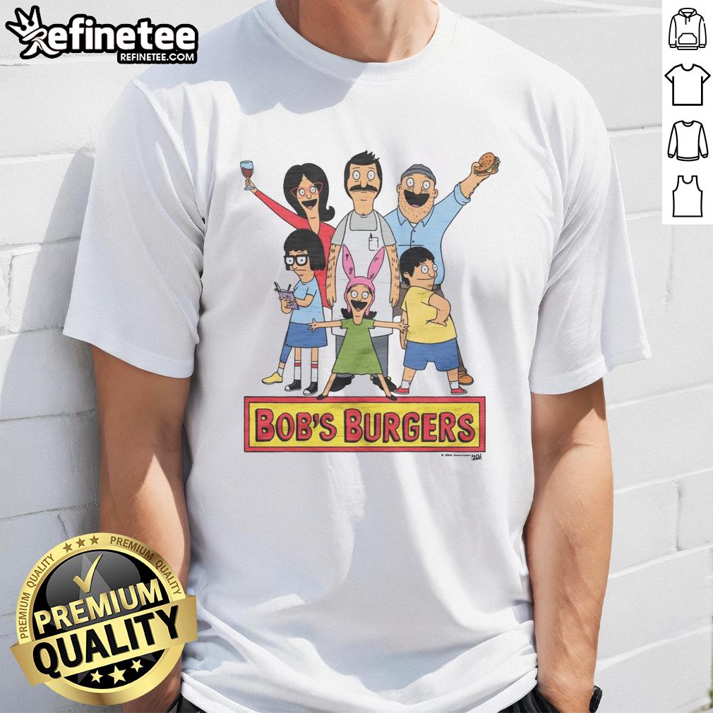 awesome-bobs-burgers-t-shirt Awesome Bob's Burgers T-Shirt featuring colorful graphics of the beloved show characters, perfect for fans and casual wear.
