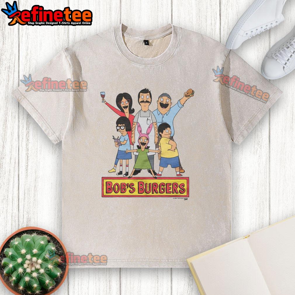 awesome-bobs-burgers-washed-t-shirt Awesome Bobs Burgers washed t-shirt featuring vibrant graphics and a stylish fit, perfect for fans of the animated series.