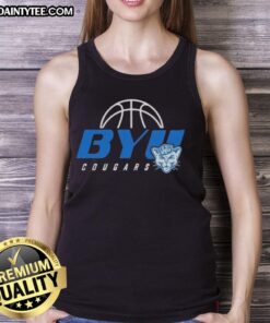 Awesome BYU Cougars basketball tank top featuring bold team colors and logo, perfect for sports fans and casual wear.
