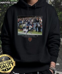 Caleb Williams Chicago Bears hoodie showcasing NFL Flash Features for Week 10, perfect for fans and collectors.