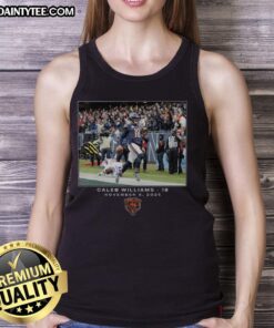 Awesome Caleb Williams Chicago Bears NFL Week 10 tank top showcasing vibrant team colors and stylish design.