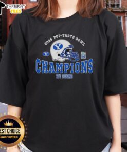 BYU Cougars Football Ladies Tee for the 2025 Pop-Tarts Bowl, featuring vibrant graphics and team spirit.