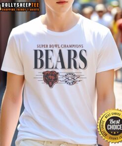 Awesome Chicago Bears Football Super Bowl Champions XX T-Shirt featuring team logo and championship graphics.