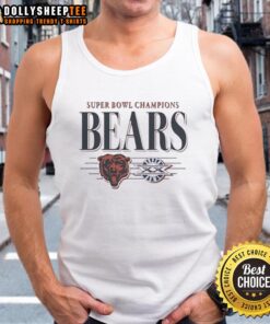 Alt Text: Awesome Chicago Bears Football Super Bowl Champions XX tank top showcasing team pride and championship spirit.