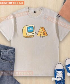 Alt Text: Classic Mac and Cheese washed t-shirt featuring a vibrant design, perfect for casual wear and food lovers.