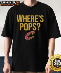 Alt Text: Cleveland Cavaliers Basketball Big Logo T-Shirt featuring a bold design and vibrant colors, perfect for fans.
