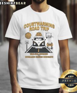 Awesome Courtwarming Road Trip Van-Far Indians Vs Bowling Green Bobcats T-Shirt showcasing team spirit and vibrant design.